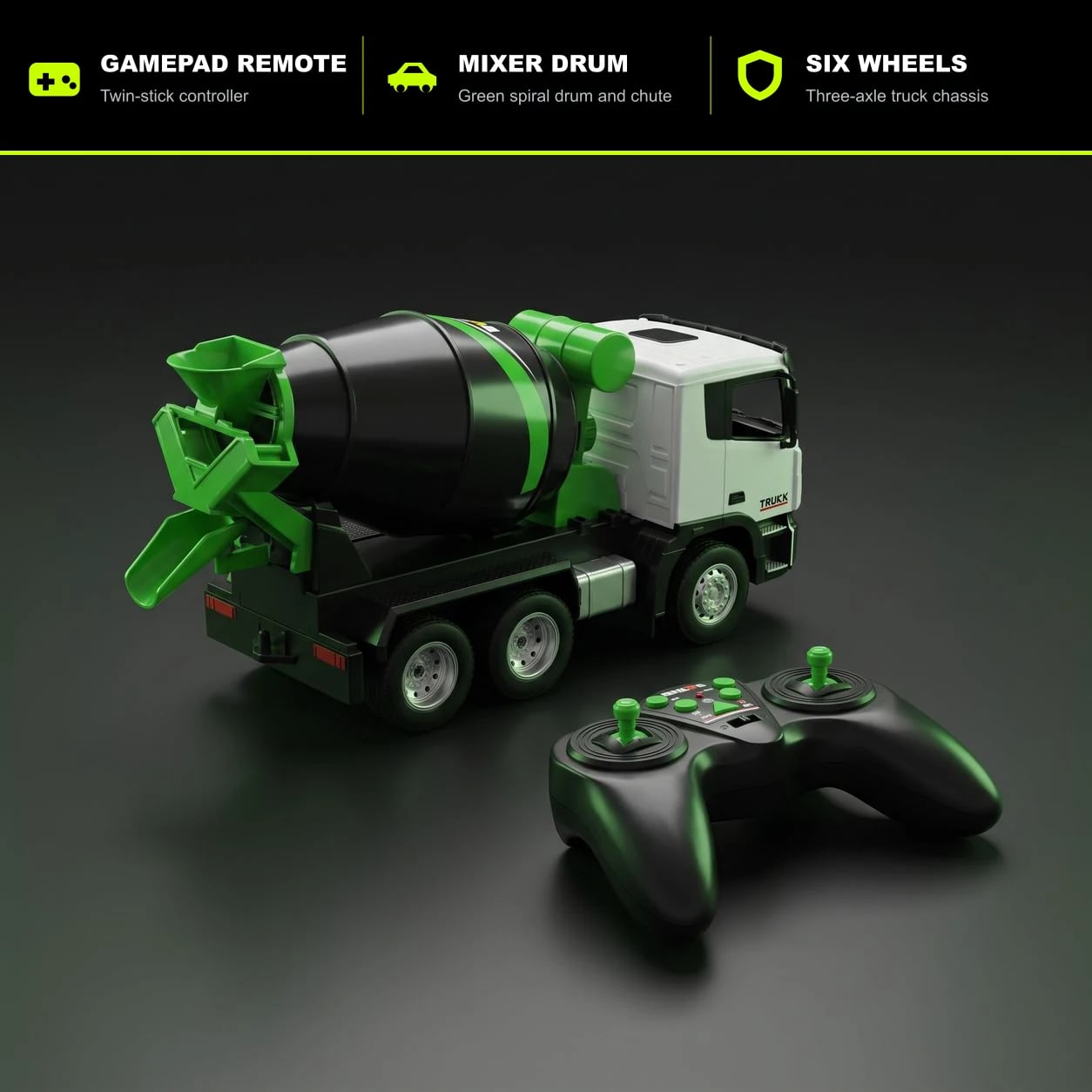 Cement Mixer Truck view 2