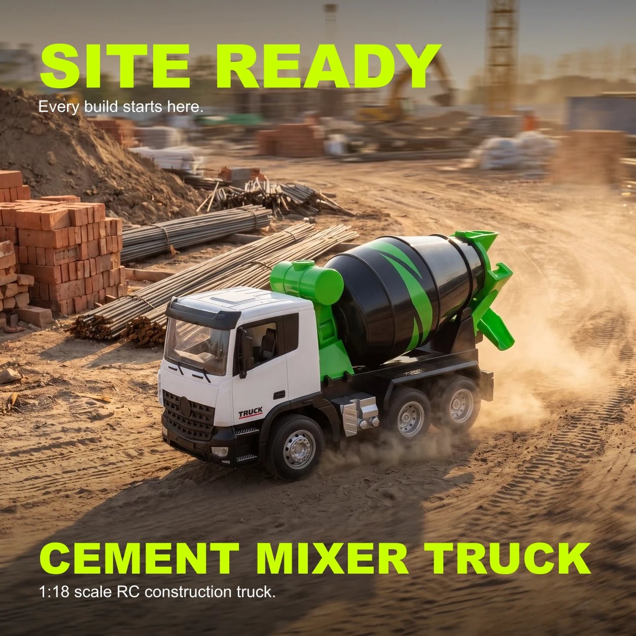 Cement Mixer Truck view 4