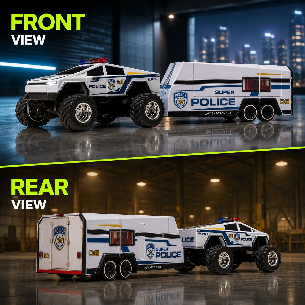 Mini Cybertruck Camper view 3