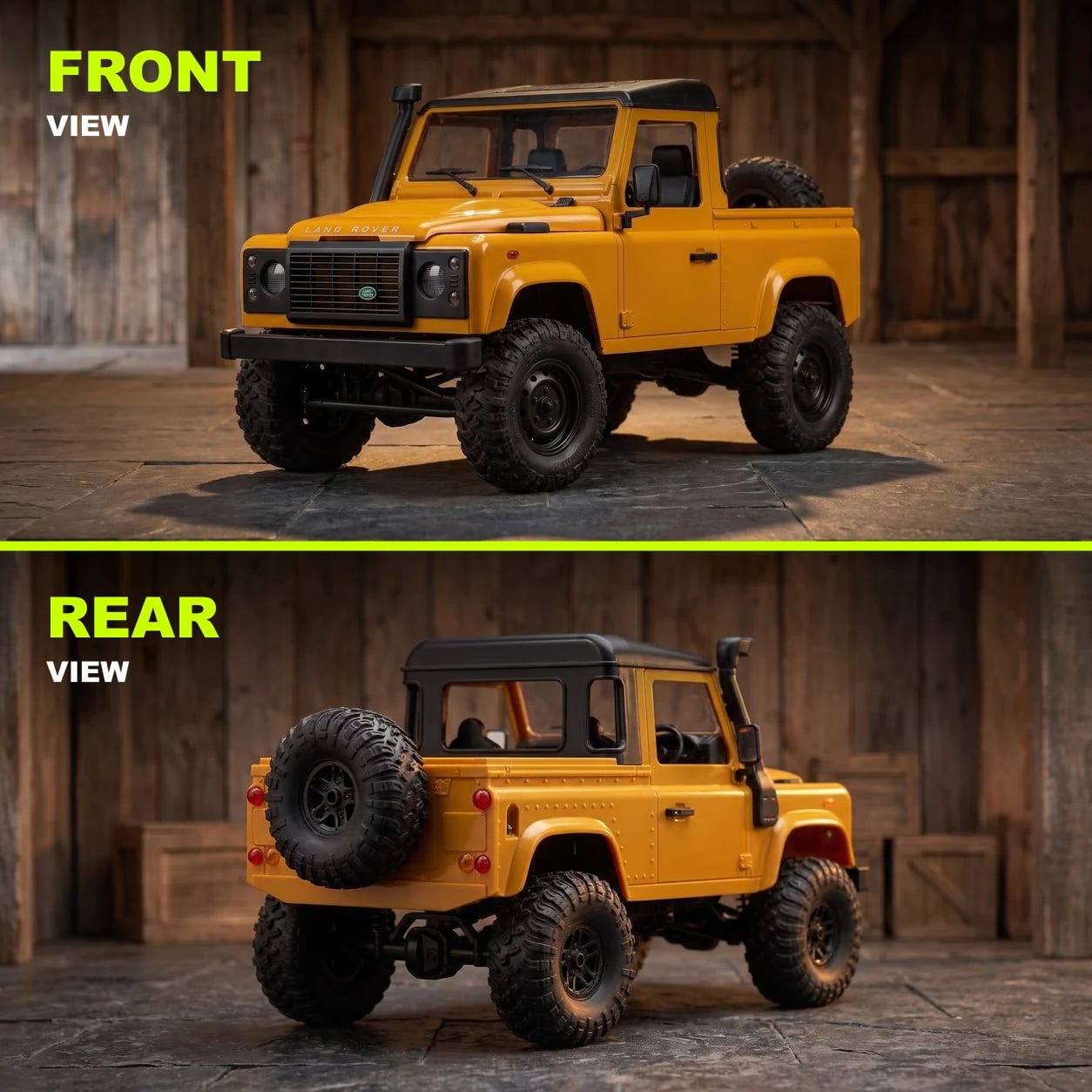 Defender Pickup view 3