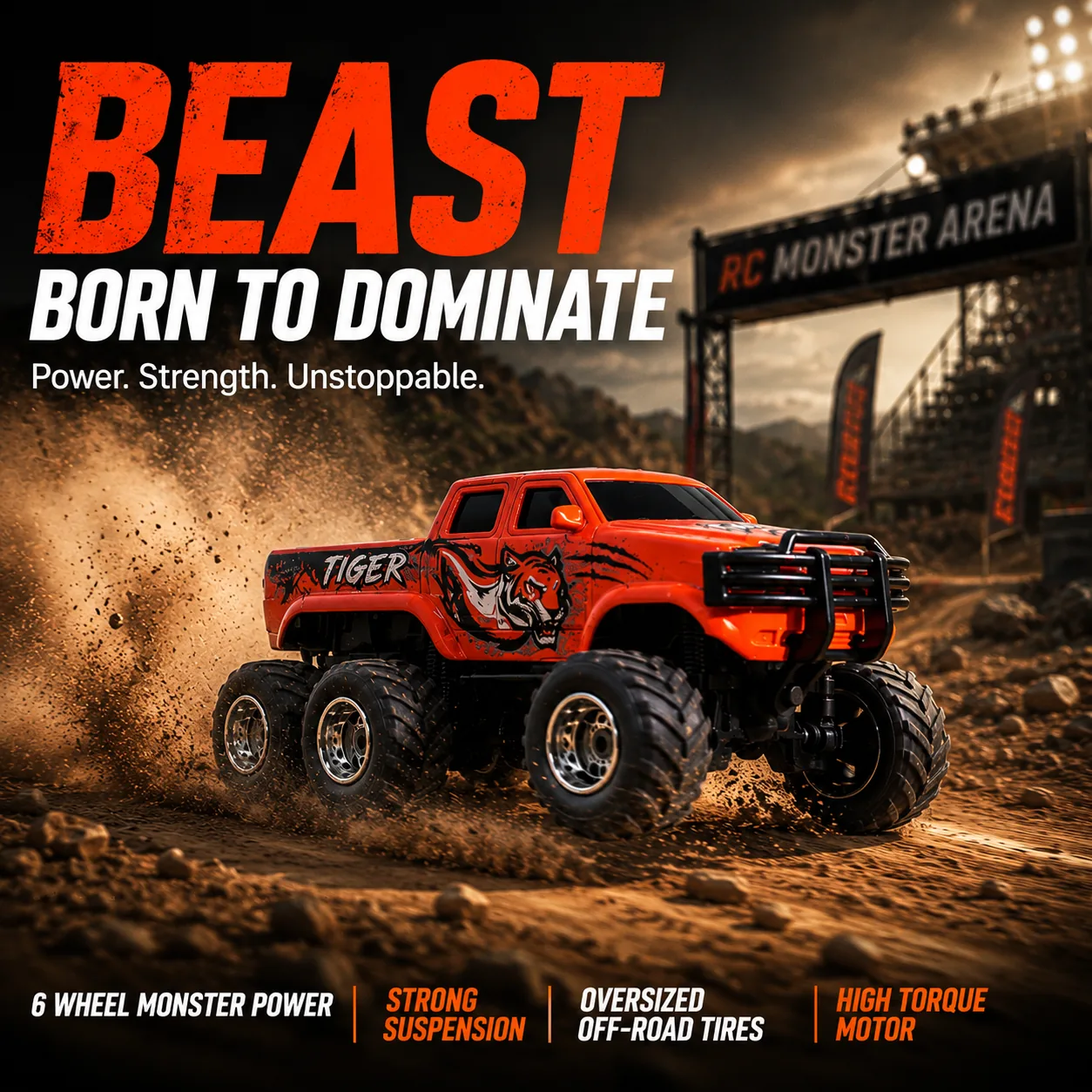 Tiger Monster Truck view 4